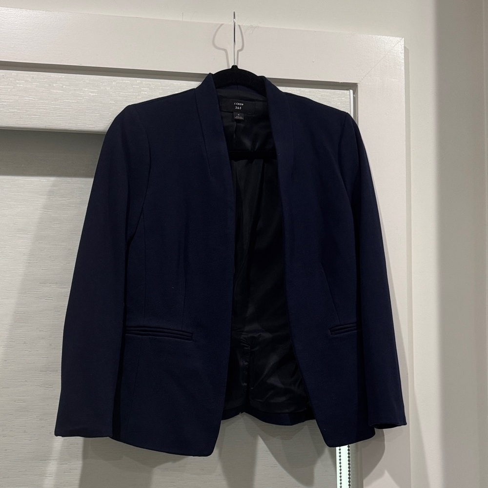 J Crew 365 Navy Blazer